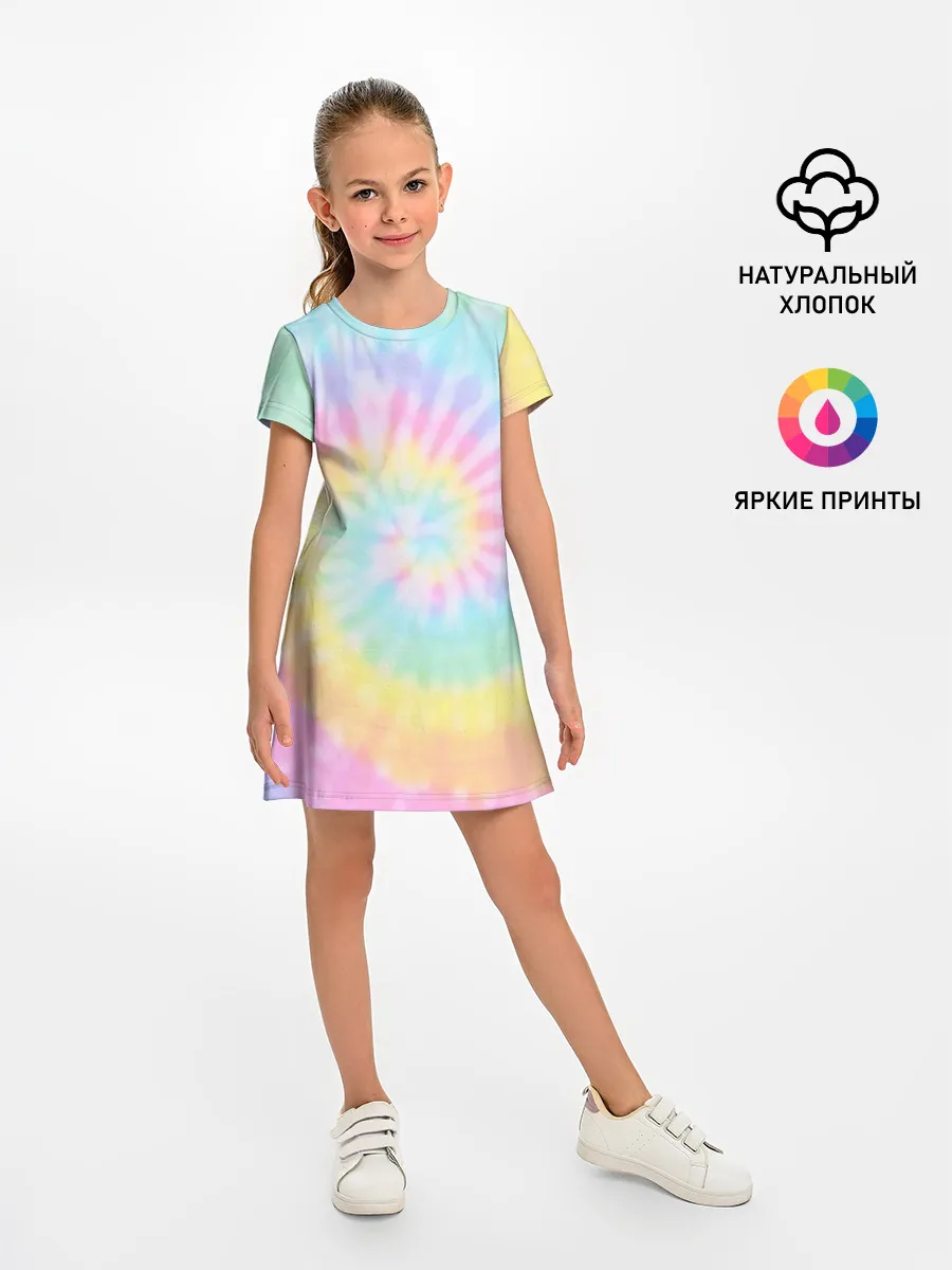 Детское платье / Pastel Tie Dye