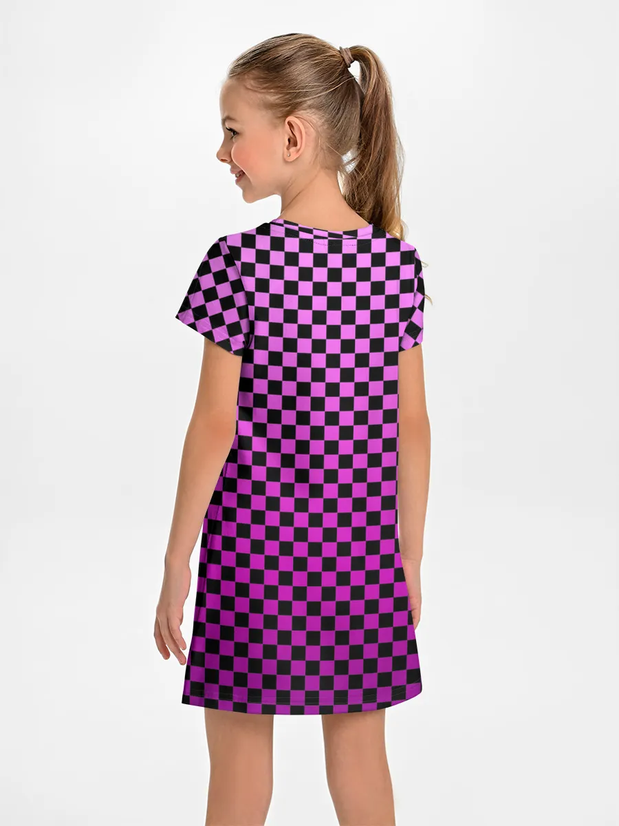 Детское платье / Checkerboard Color