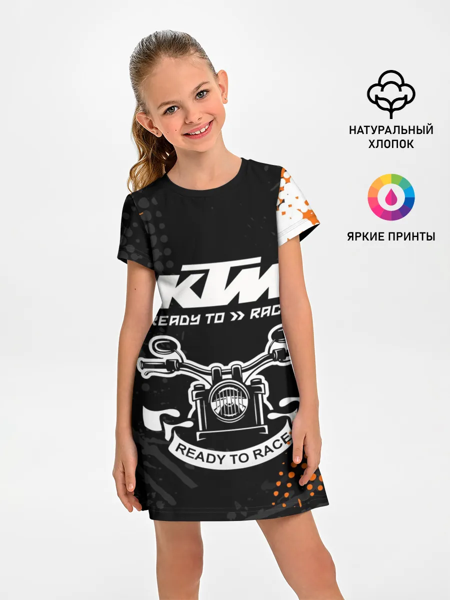 Детское платье / KTM MOTORCYCLES / КТМ МОТОЦИКЛЫ