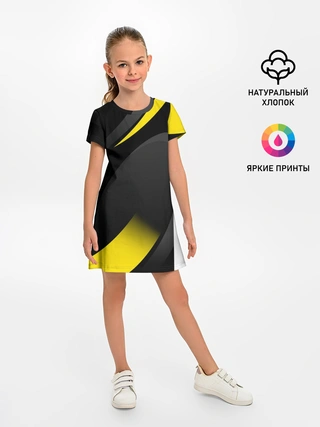 Детское платье / SPORT WEAR YELLOW