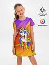 Детское платье / Единорог | Unicorn | Rainbow (Z)