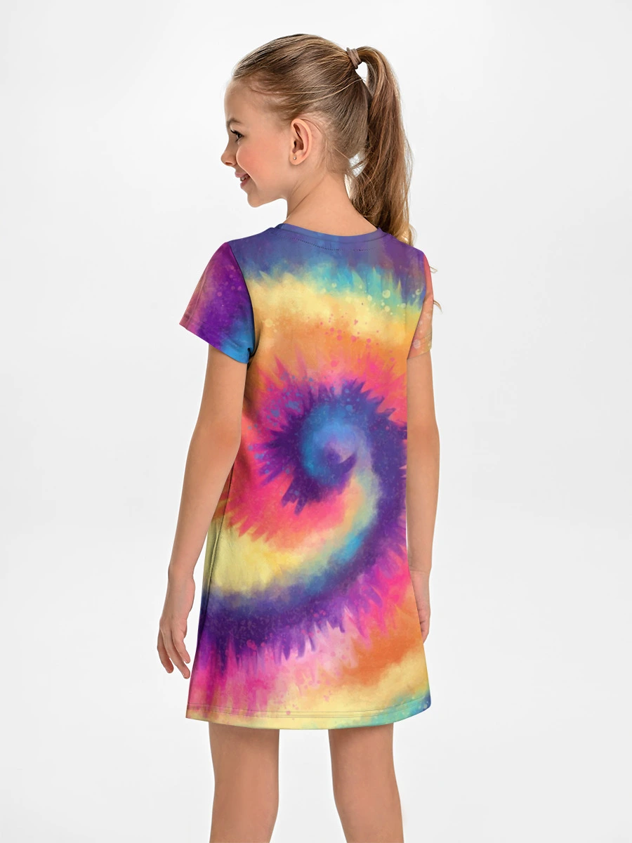 Детское платье / TIE-DYE MULTICOLOR