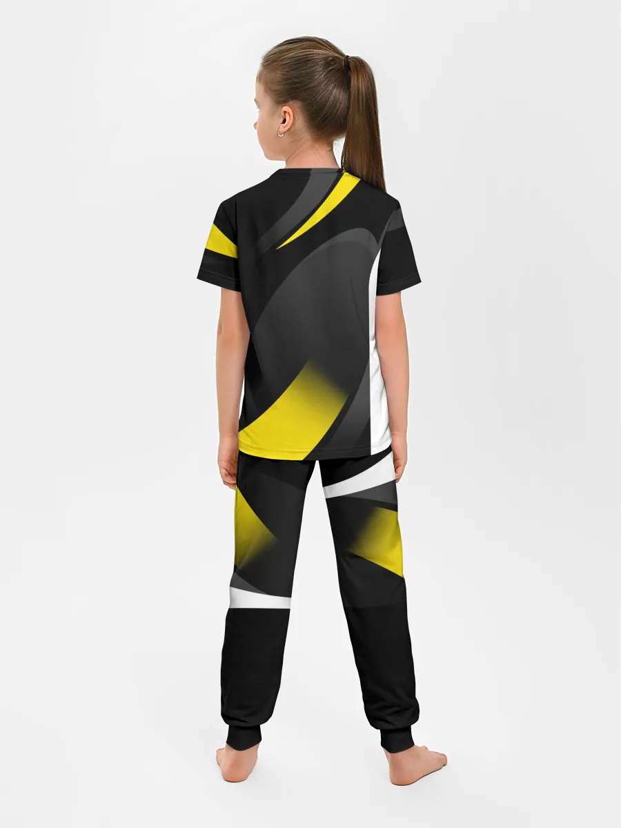 Детская пижама с брюками / SPORT WEAR YELLOW