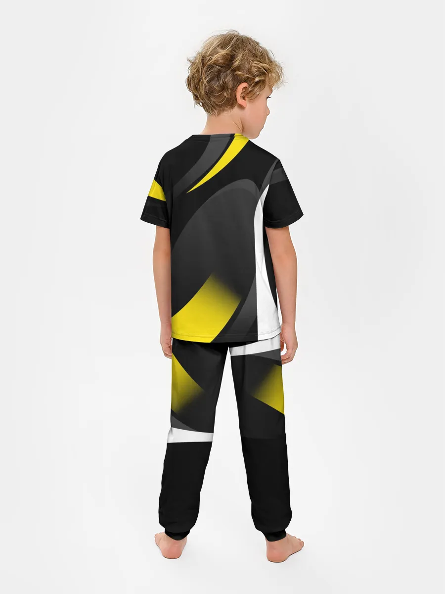 Детская пижама с брюками / SPORT WEAR YELLOW