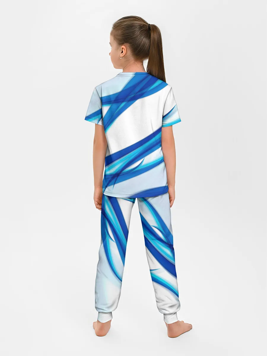 Детская пижама с брюками / STRIPES BLUE