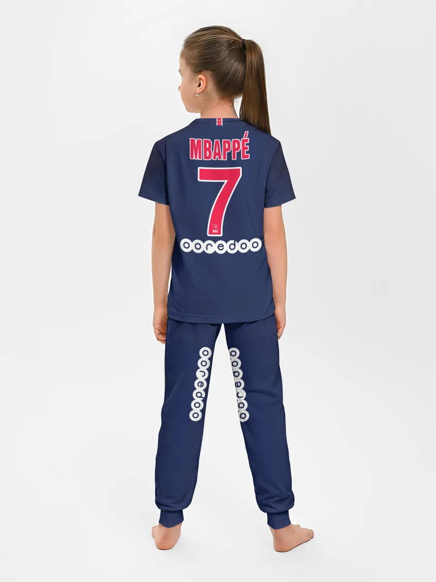 Детская пижама с брюками / Mbappe home 18-19