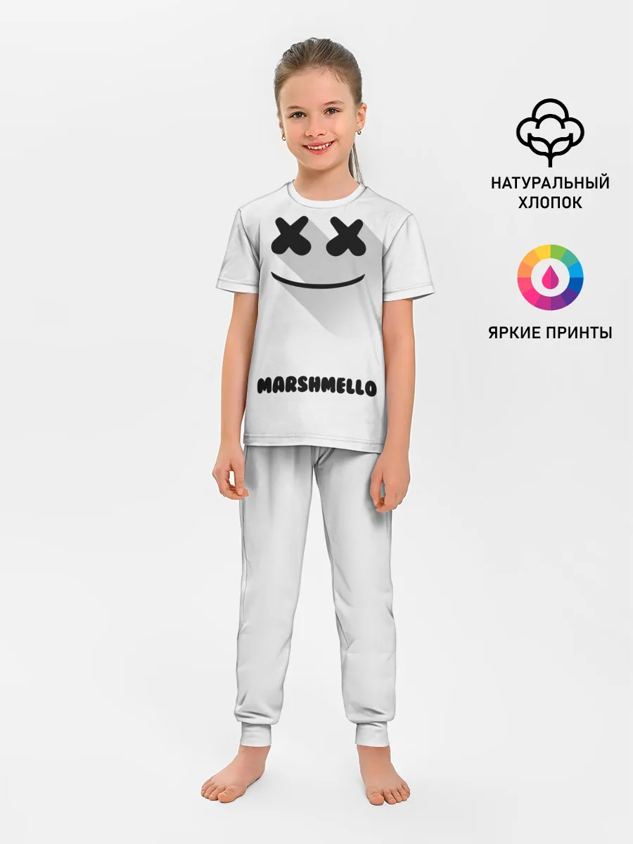 Детская пижама с брюками / РЮКЗАК MARSHMELLO