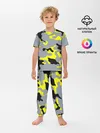 Детская пижама с брюками / Yellow camouflage