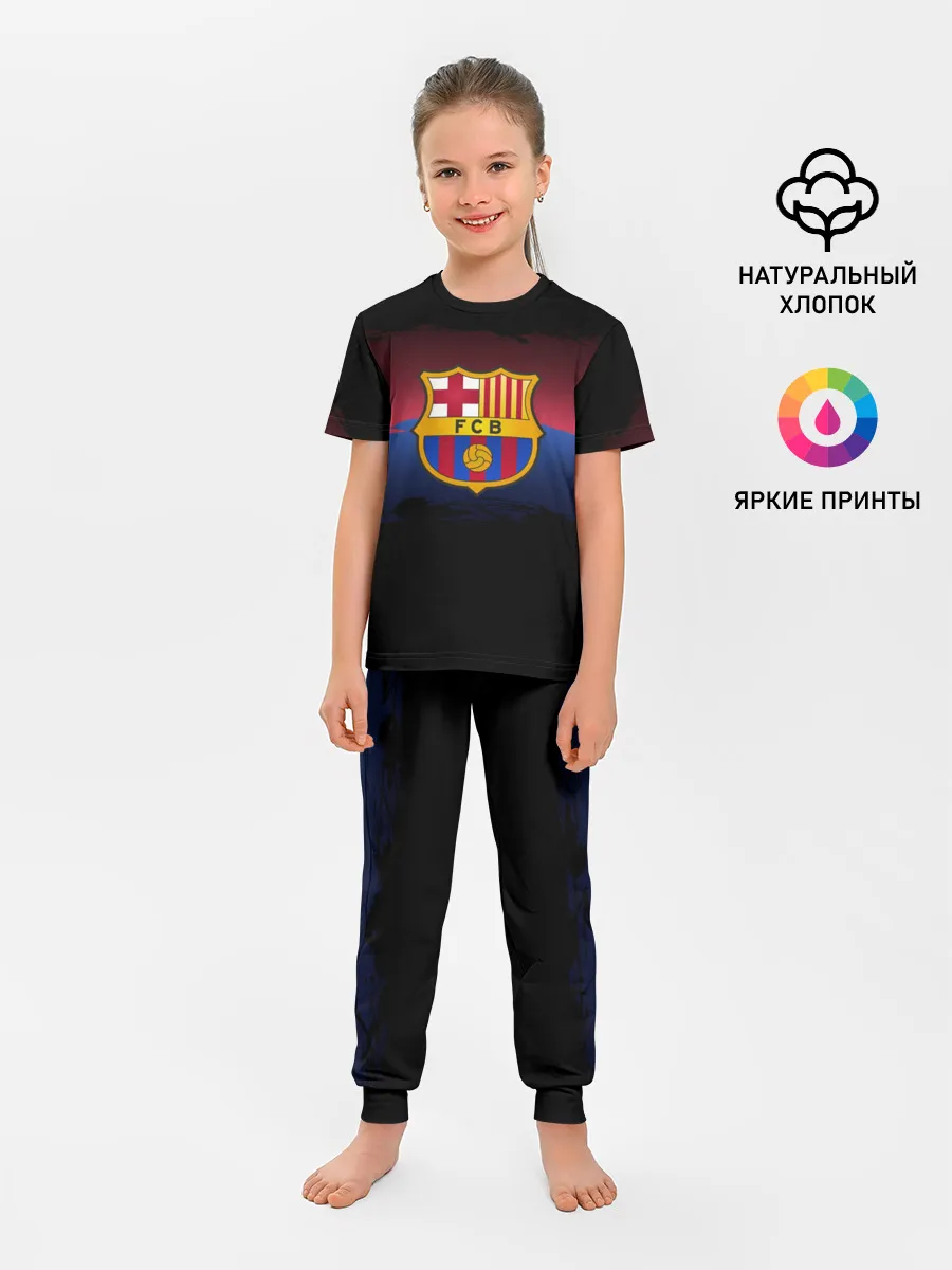 Детская пижама с брюками / Barcelona FC