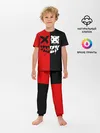 Детская пижама с брюками / Smail Black and red