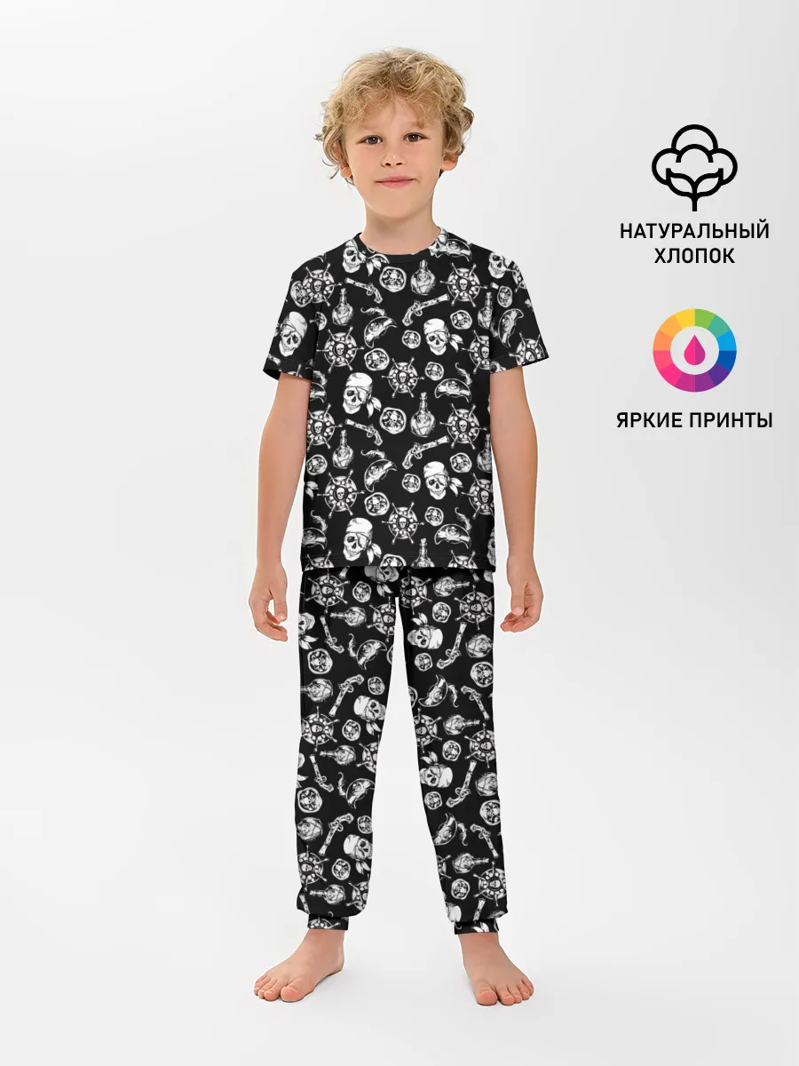 Детская пижама с брюками / Pirates Pattern