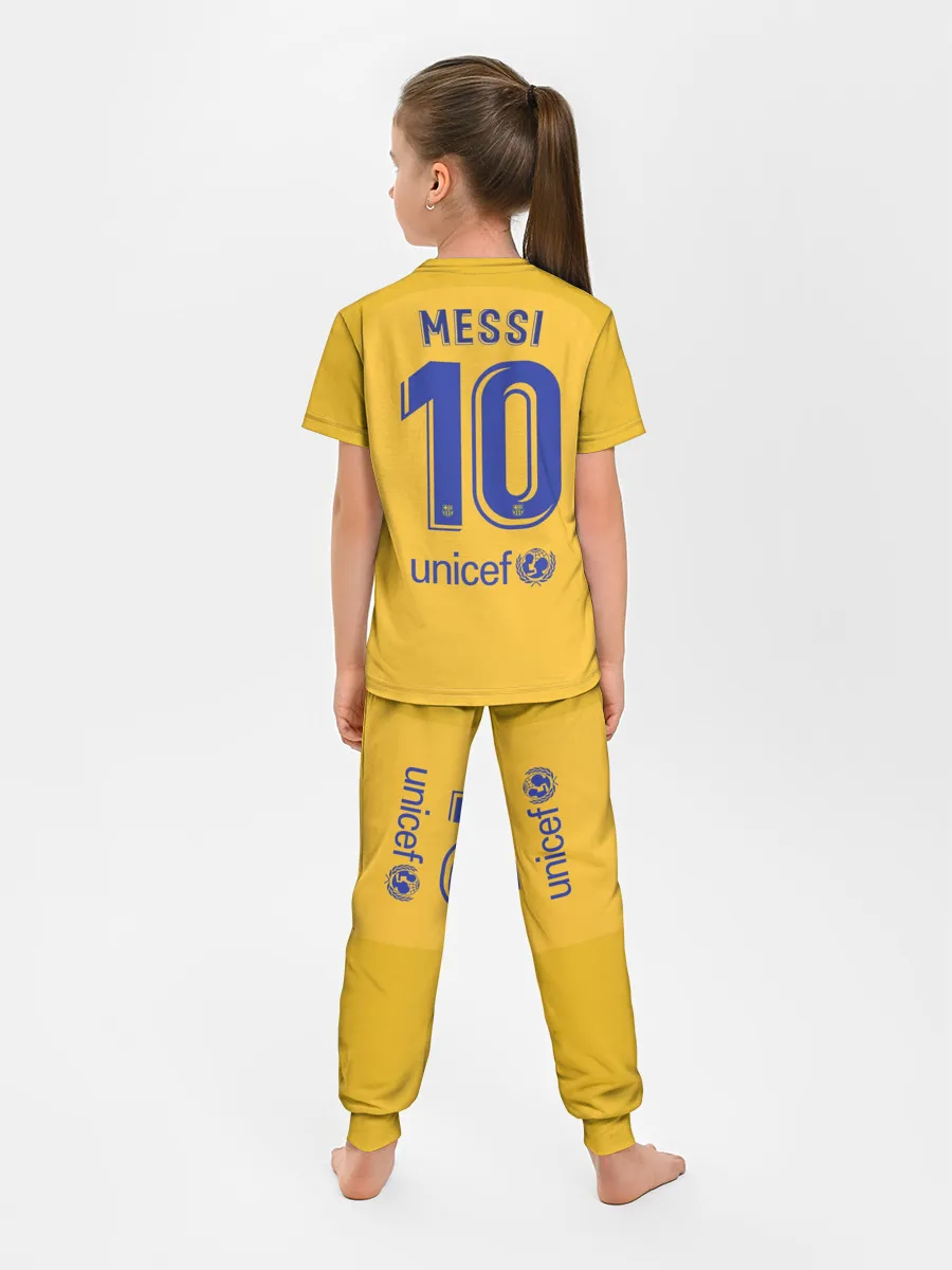 Детская пижама с брюками / Messi 4-th kit 19-20