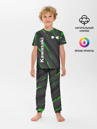 Детская пижама с брюками / KAWASAKI / КАВАСАКИ / SPORT