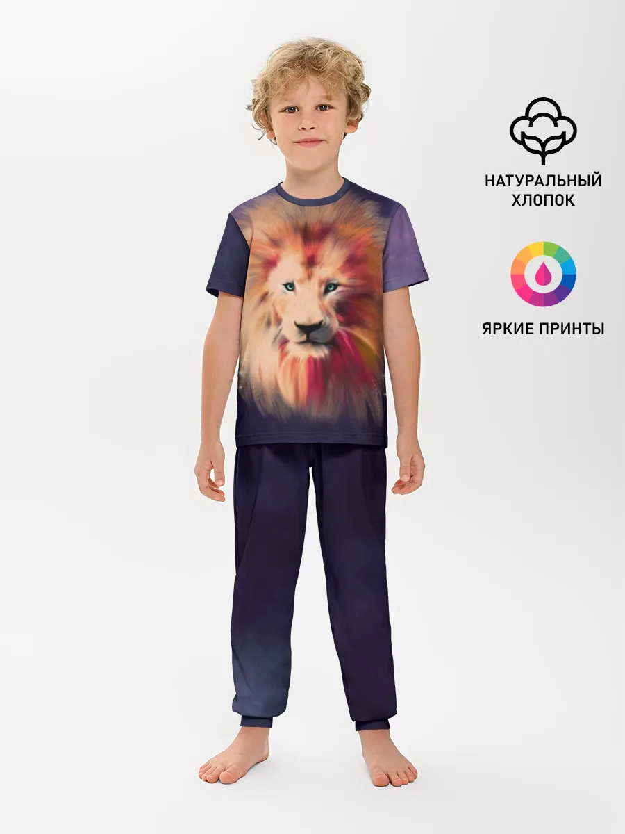 Детская пижама с брюками / Space Lion