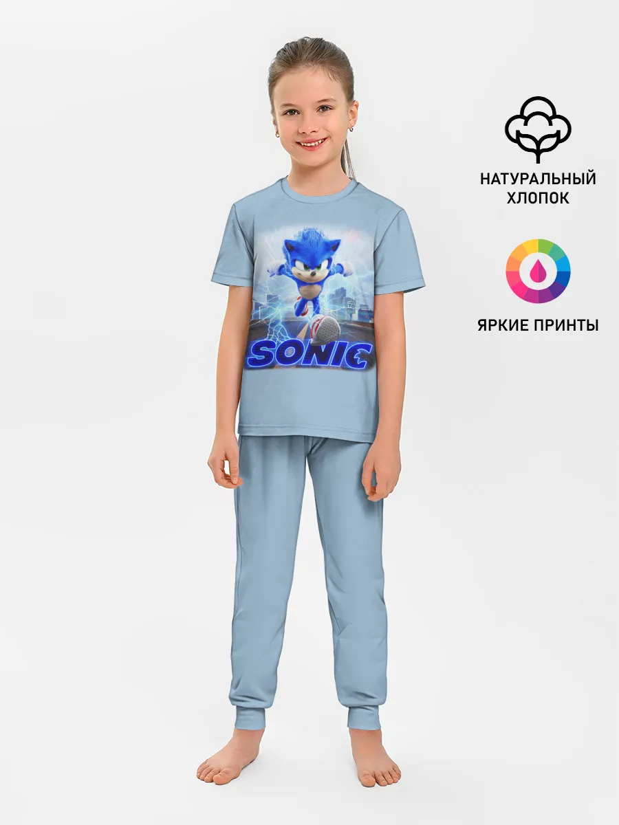 Детская пижама с брюками / SONIC