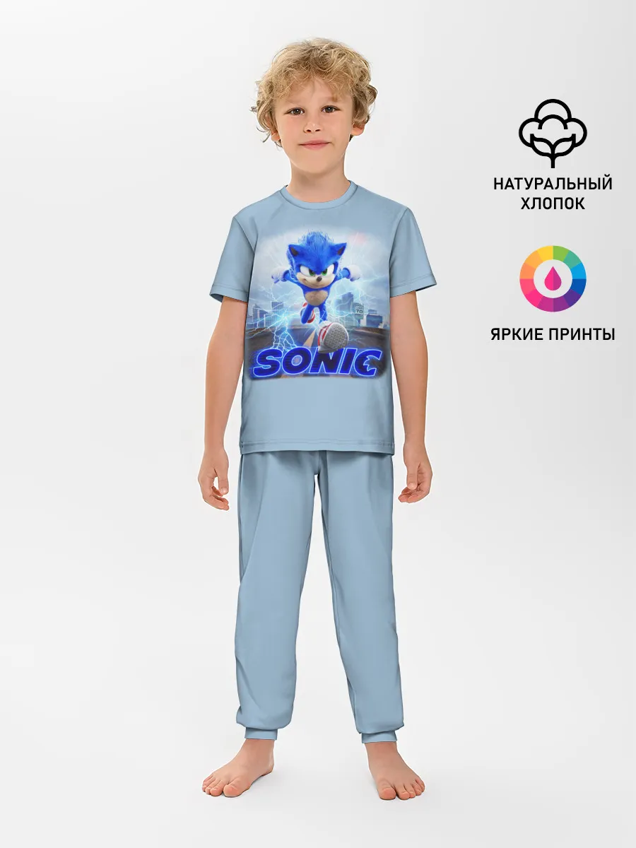 Детская пижама с брюками / SONIC