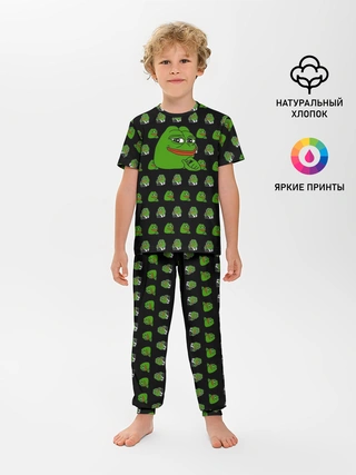 Детская пижама с брюками / Frog Pepe