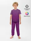 Детская пижама с брюками / Checkerboard Color