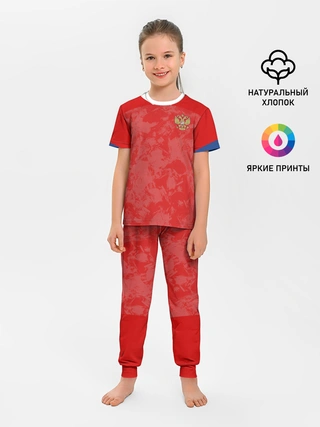 Детская пижама с брюками / Russia home EURO 2020