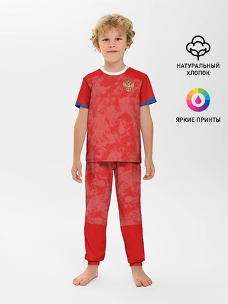 Детская пижама с брюками / Russia home EURO 2020