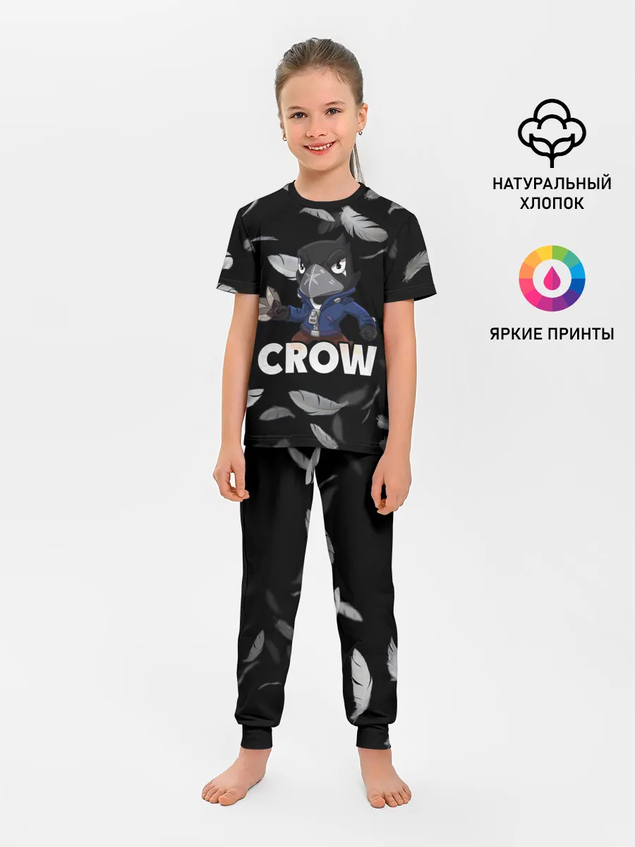 Детская пижама с брюками / Brawl Stars CROW