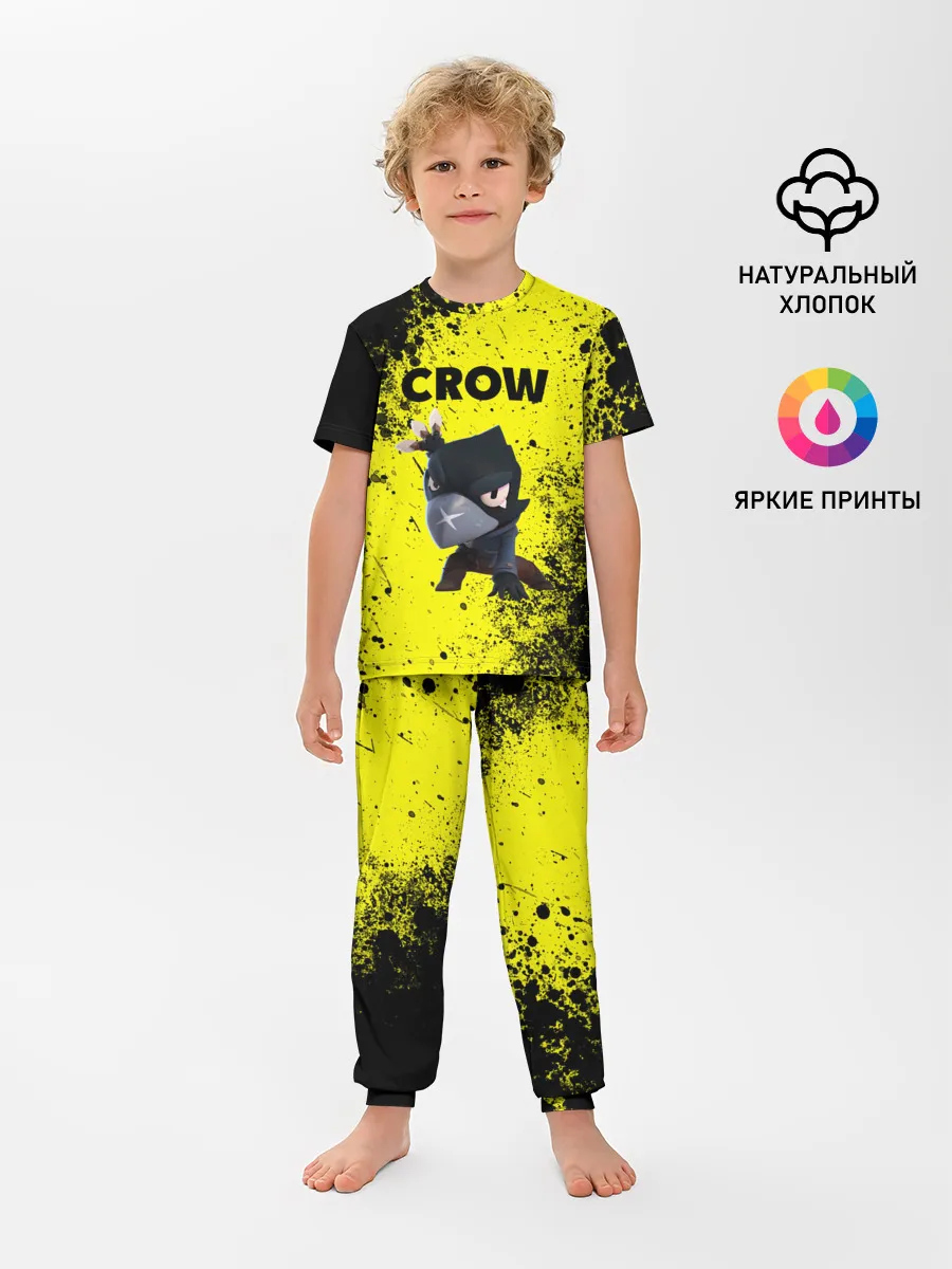 Детская пижама с брюками / Brawl Stars CROW