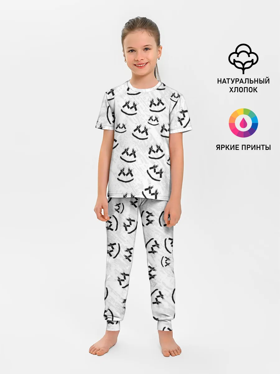 Детская пижама с брюками / MARSHMELLO PATTERN