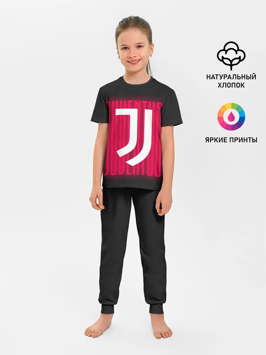 Детская пижама с брюками / JUVENTUS / ЮВЕНТУС / НЕОН