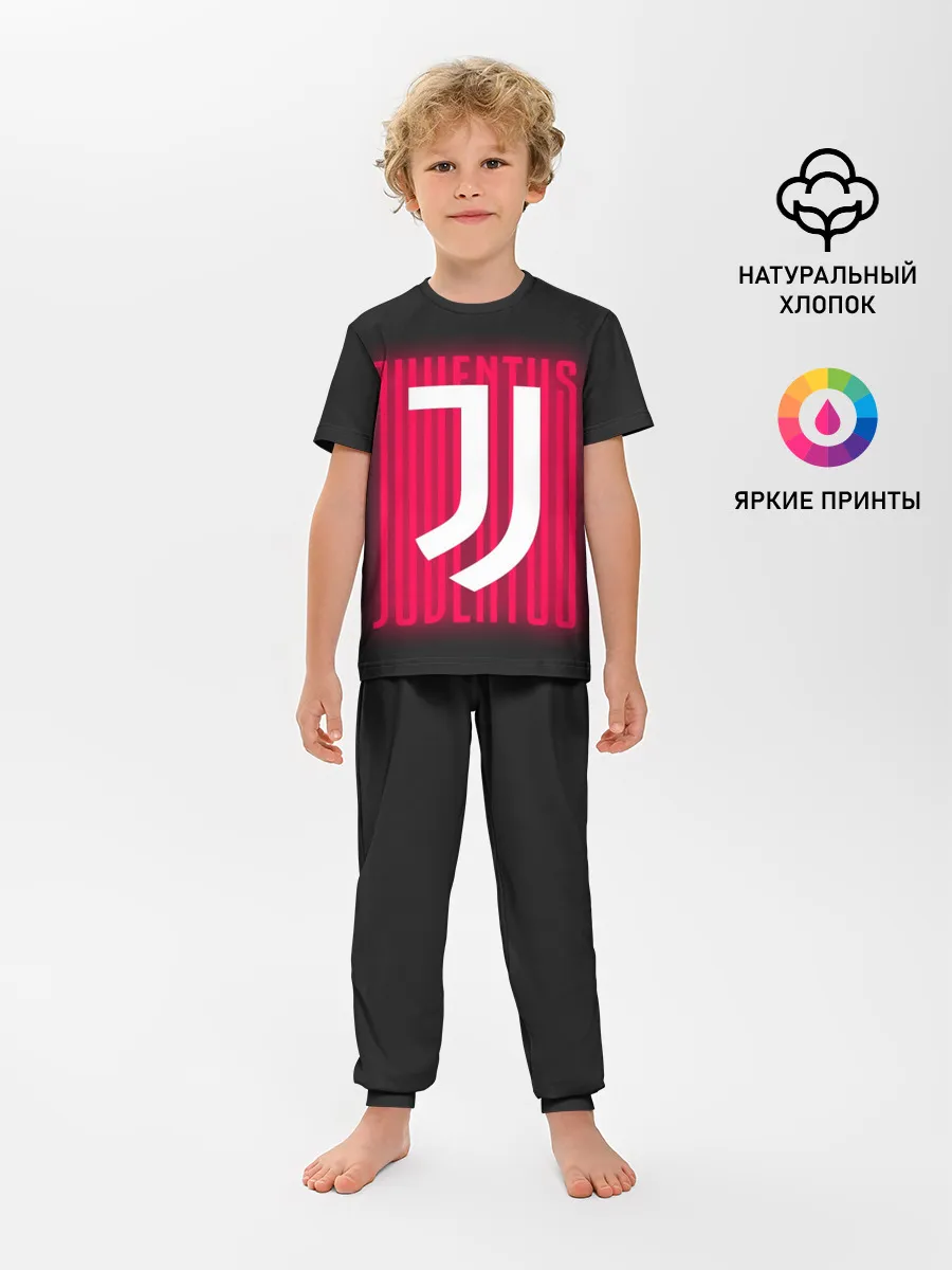 Детская пижама с брюками / JUVENTUS / ЮВЕНТУС / НЕОН