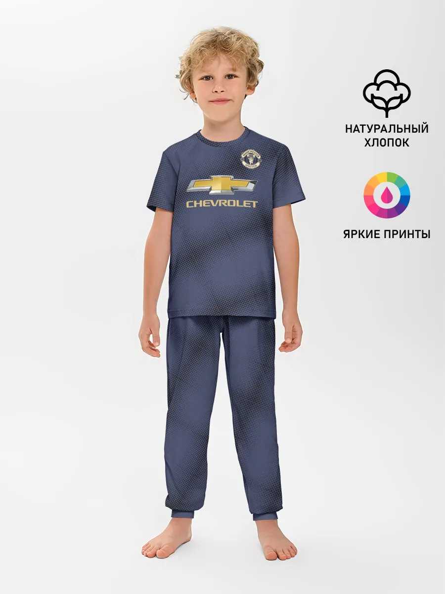 Детская пижама с брюками / Manchester United away 18-19