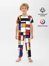 Детская пижама с брюками / Color blocking