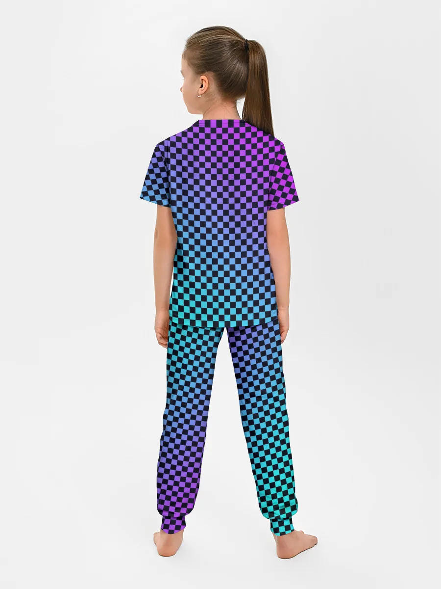 Детская пижама с брюками / Checkerboard gradient