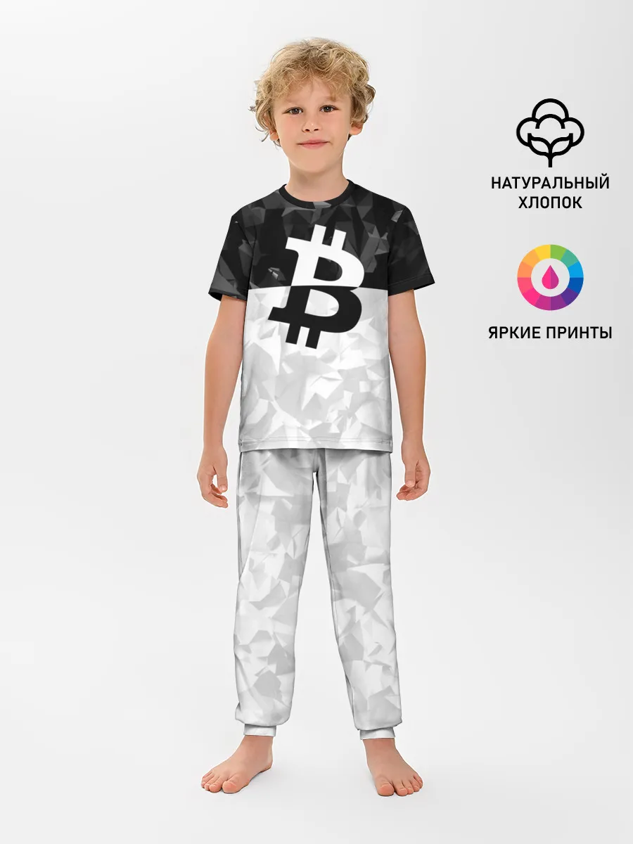 Детская пижама с брюками / BITCOIN Black Collection