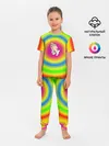 Детская пижама с брюками / bright print