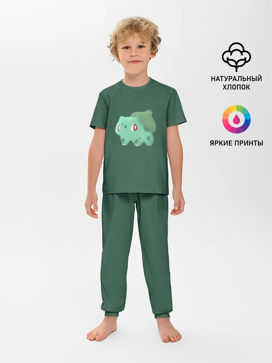 Детская пижама с брюками / Pokemon Bulbasaur