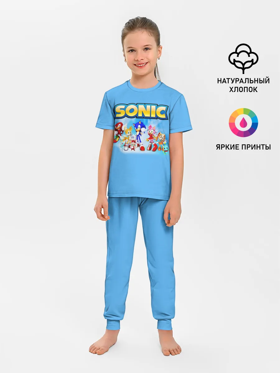 Детская пижама с брюками / SONIC