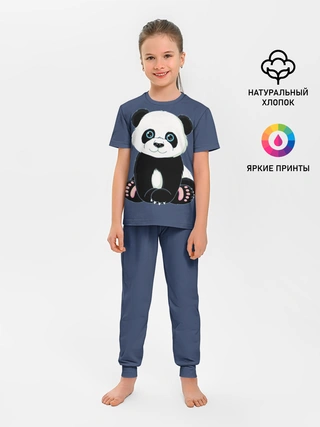 Детская пижама с брюками / Милая Панда (Sweet Panda)