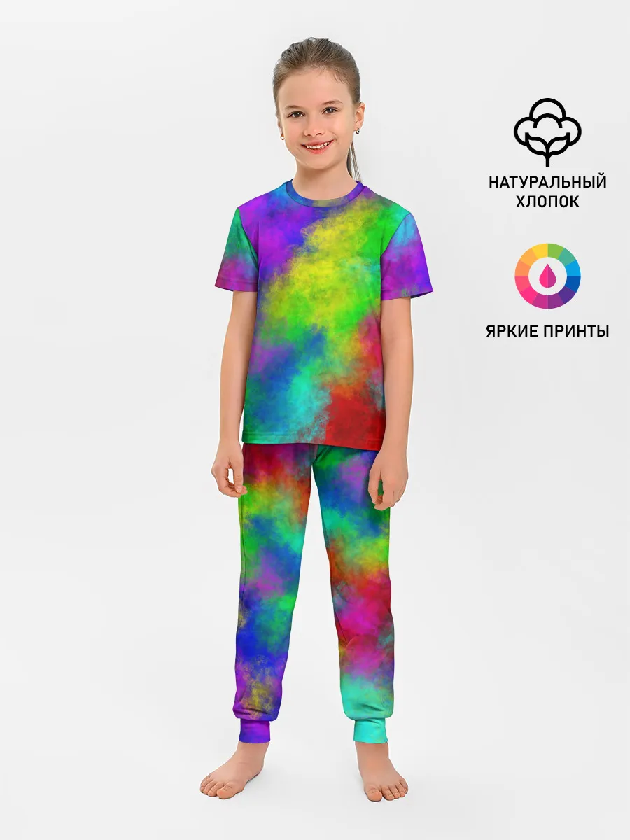 Детская пижама с брюками / Multicolored