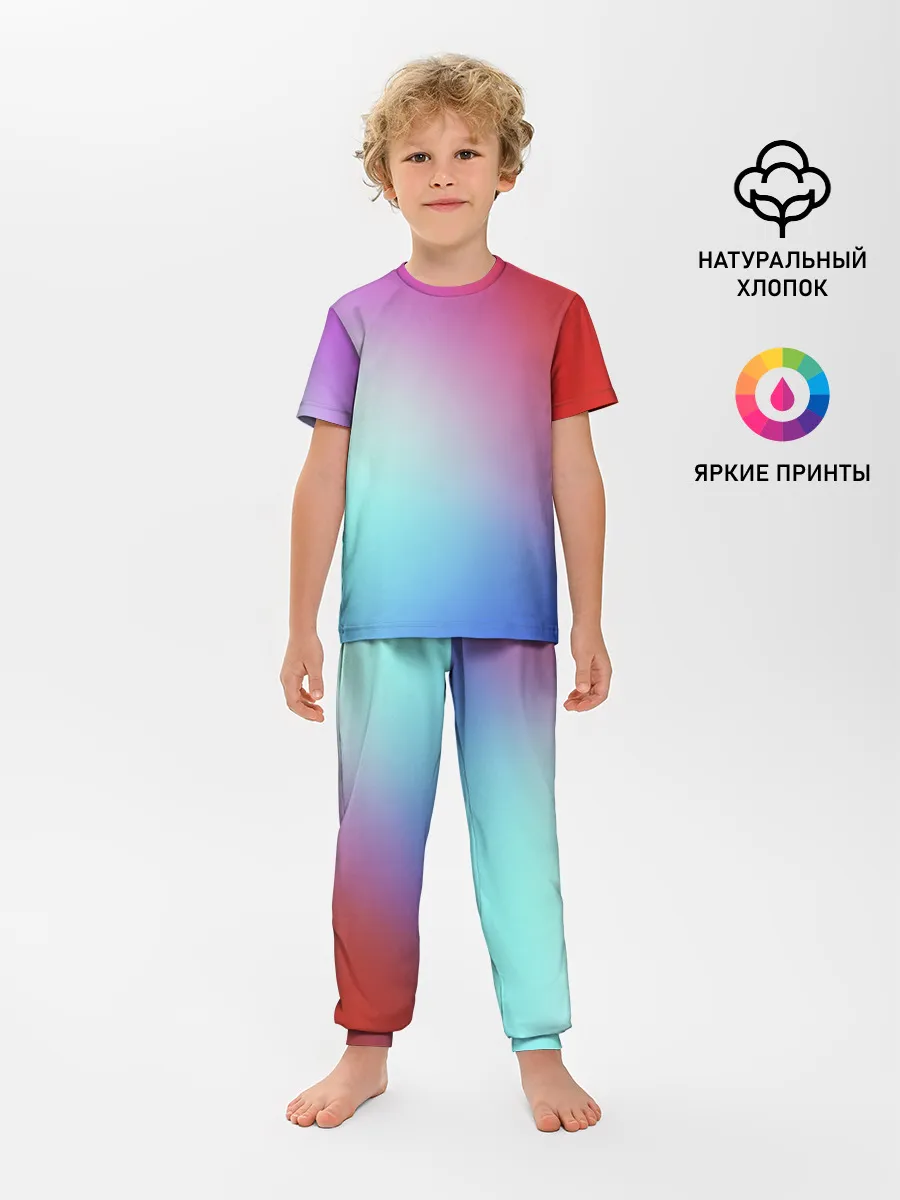 Детская пижама с брюками / Colorful Gradient