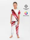 Детская пижама с брюками / GEOMETRY STRIPES RED