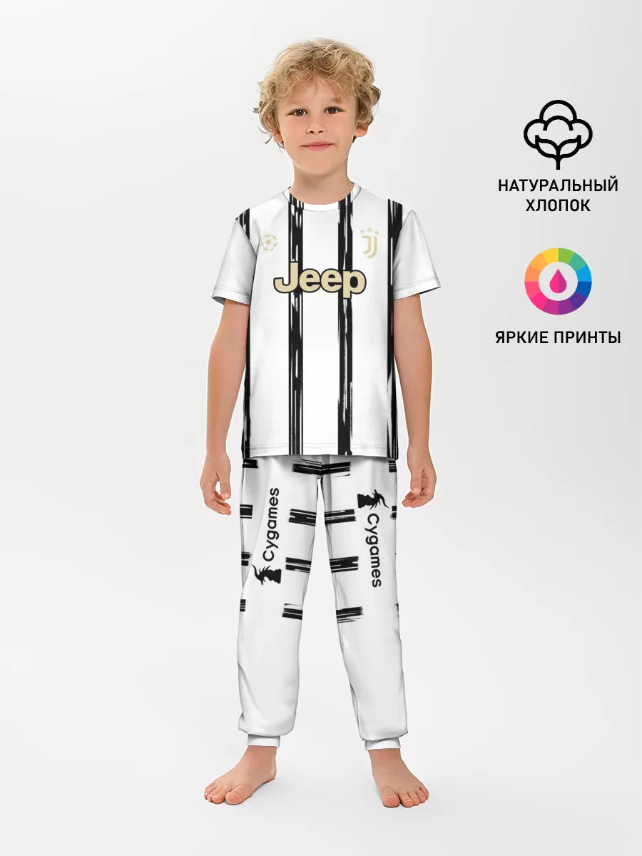 Детская пижама с брюками / Juventus | Home Authentic style (2021/22)