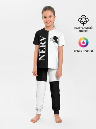 Детская пижама с брюками / Nerv black