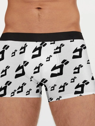 Мужские трусы боксеры / JOJO PATTERN BW