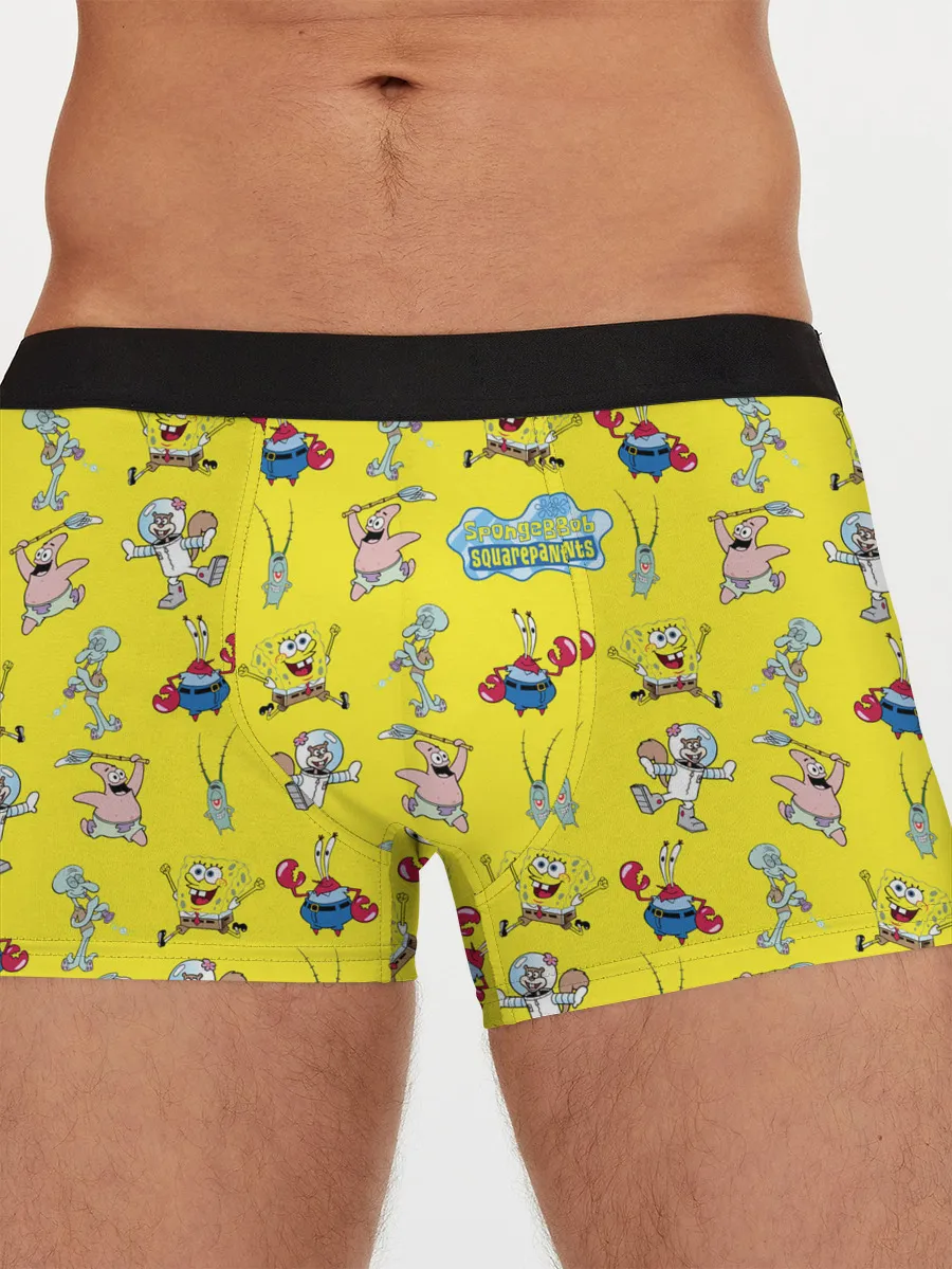 Мужские трусы боксеры / SpongeBob pattern