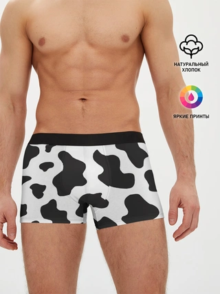 Мужские трусы боксеры / COW PRINT