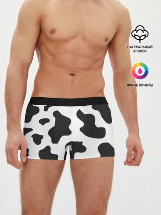 Мужские трусы боксеры / COW PRINT