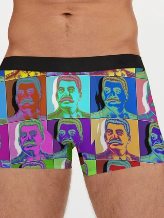 Мужские трусы боксеры / Stalin pop-art