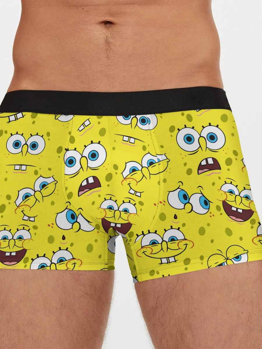 Мужские трусы боксеры / Губка Боб / SpongeBob pattern