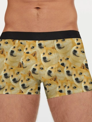 Мужские трусы боксеры / Doge