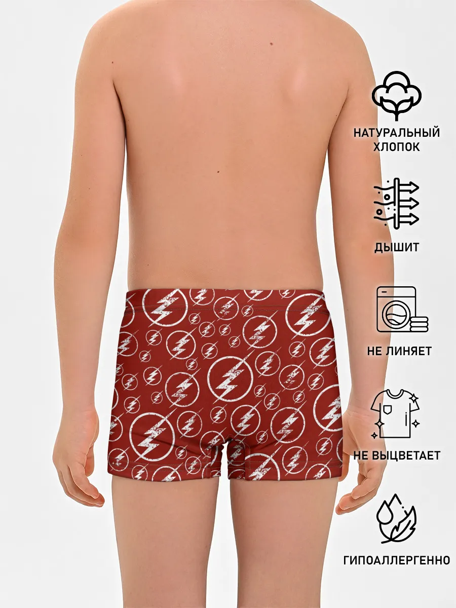 Трусы для мальчиков / The Flash Logo Pattern